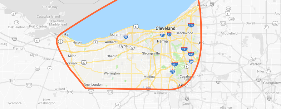 Cleveland map